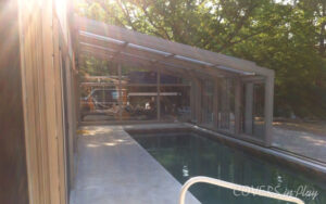 How do you heat a Pool Enclosure?