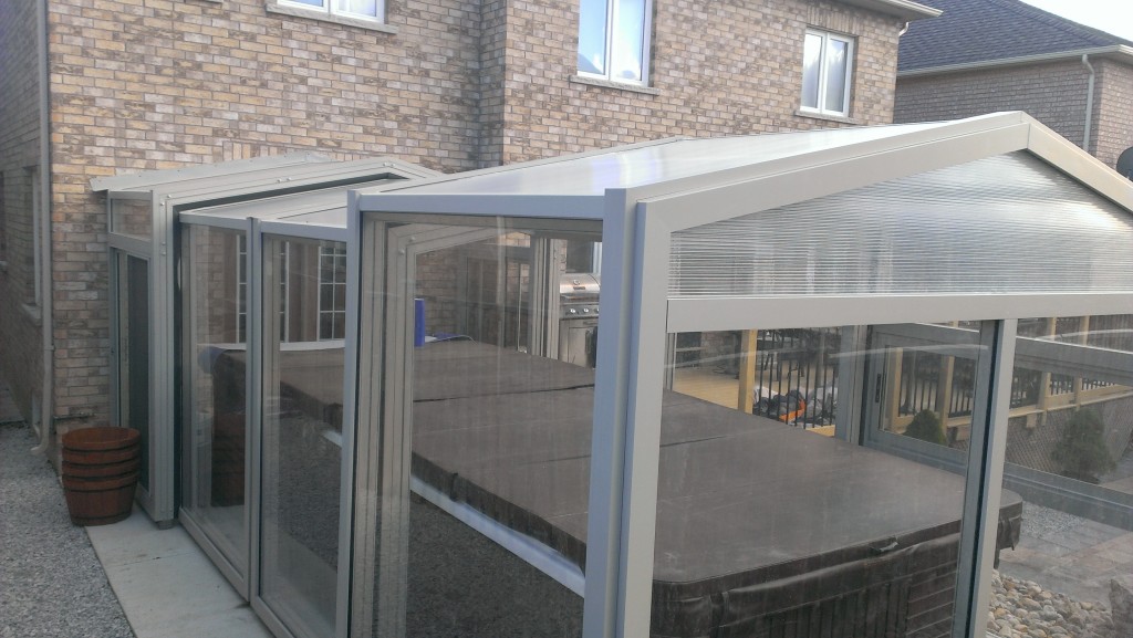 Swim Spa by Endless Pools and Covers in Play enclosure package deal