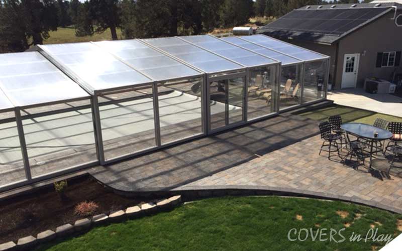 Retractable Roof Enclosure Over Your Swimming Pool