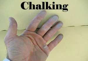 Example of Paint Chaulking