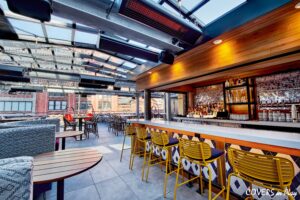 outdoor patio enclosure on roof top