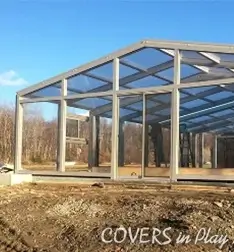 Pool enclosure just installed