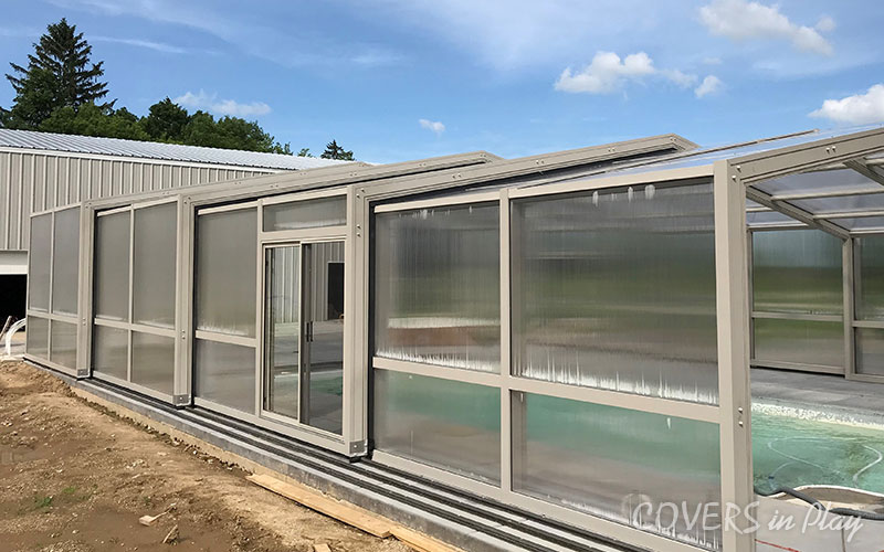 Genoa City Wisconsin Indoor Outdoor Pool Enclosure