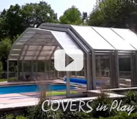 Covers in Play - Pool Enclosure from 3D computer model to installation